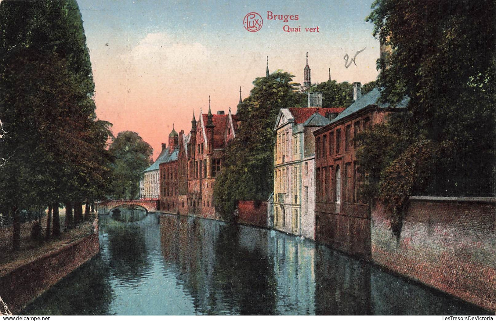 BELGIQUE - Bruges - Quai Vert - Carte Postale Ancienne - Brugge