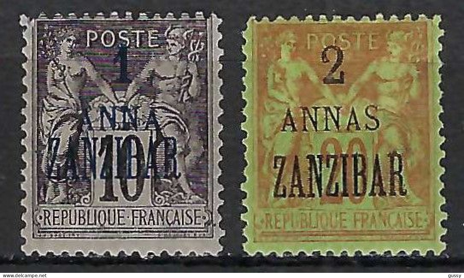 ZANZIBAR Ca.1894: Lot De Neufs* - Zanzibar (1963-1968)