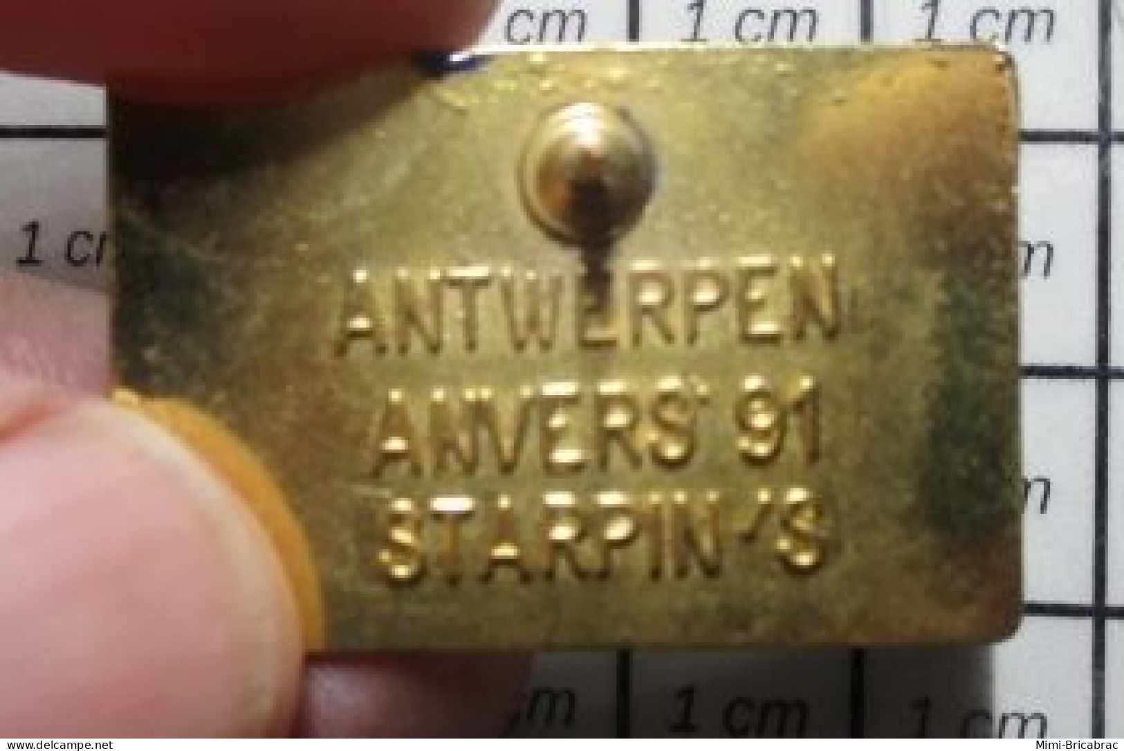 1012C  Pin's Pins / Beau Et Rare / SPORTS / ANVERS 91 ATHLETISME EUROPEAN COMMUNITY CHAMPIONSHIP - Atletismo