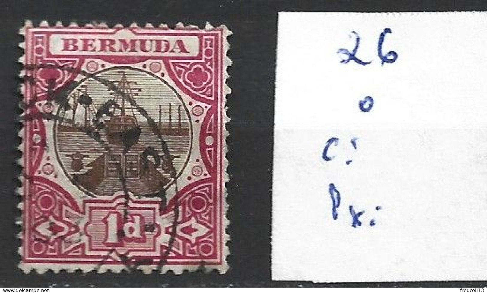 BERMUDES 26 Oblitéré Côte 0.30 € - Bermuda