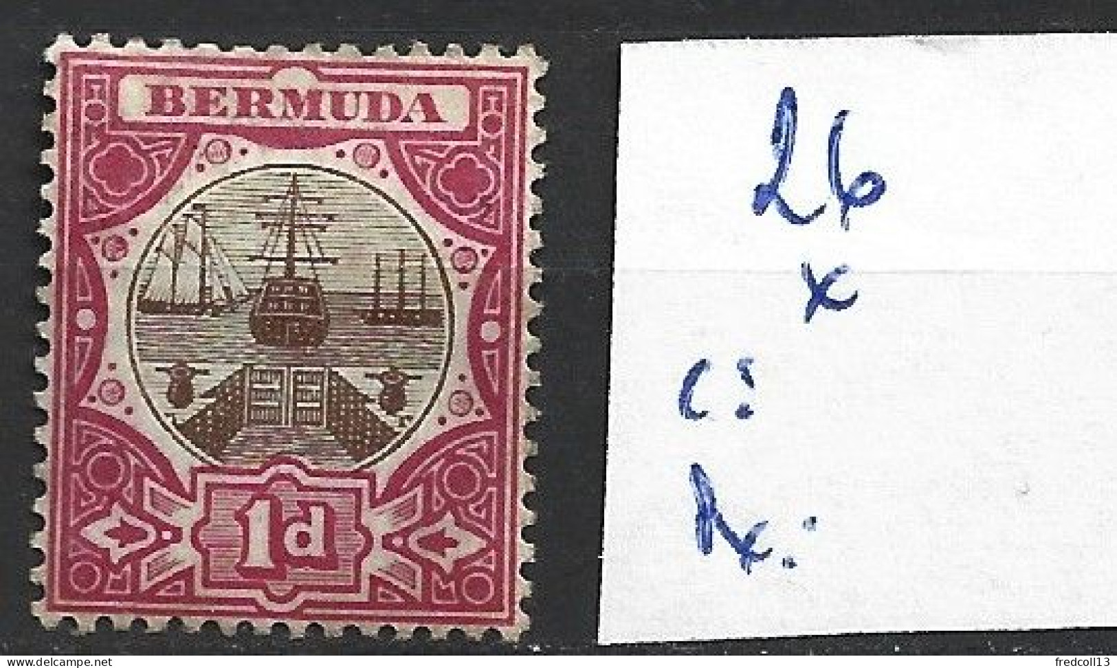 BERMUDES 26 * Côte 12 € - Bermuda