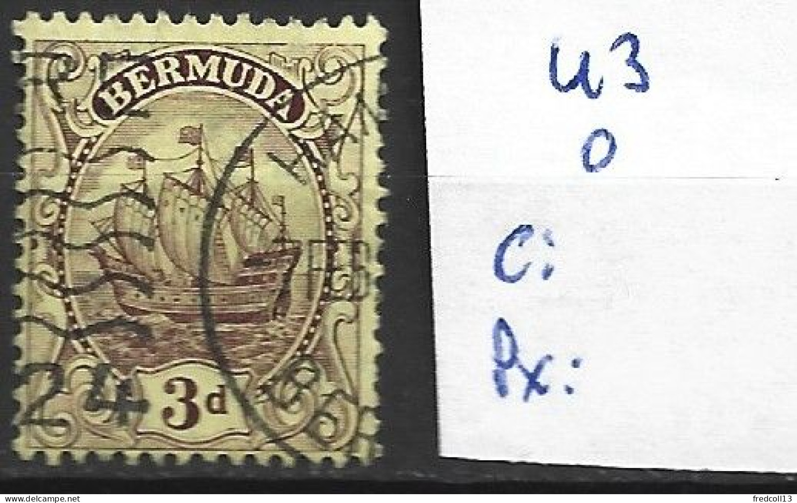 BERMUDES 43 Oblitéré Côte 6 € - Bermuda