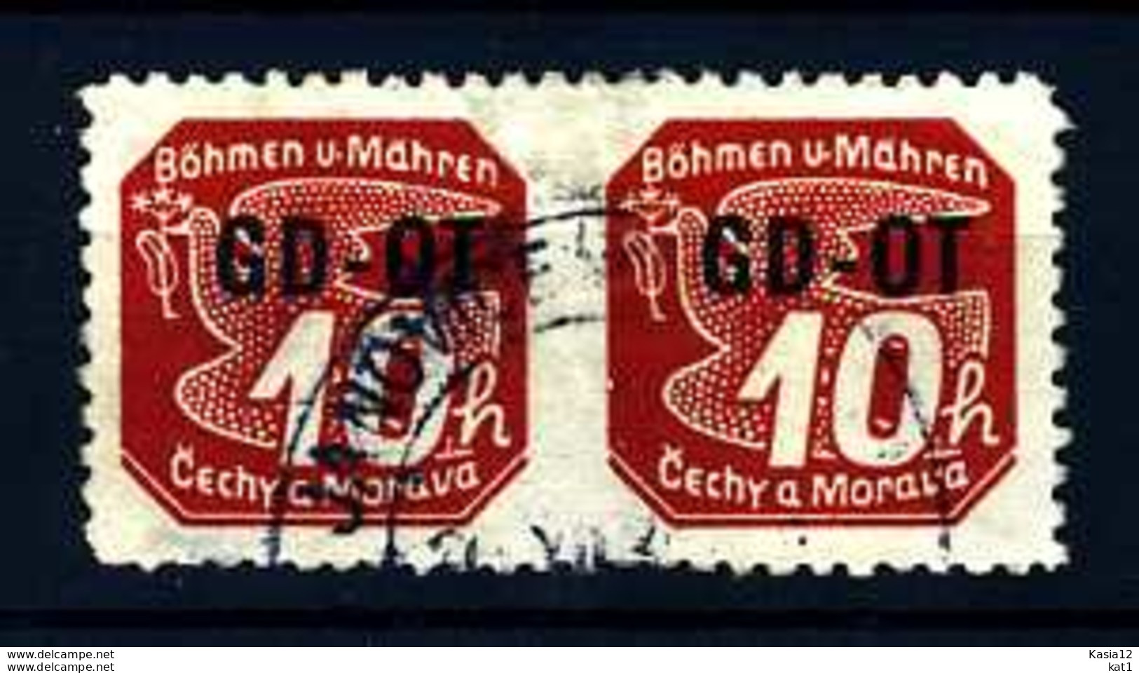 Z22990)B&M 51 Paar Privatzähnung Gest. - Used Stamps