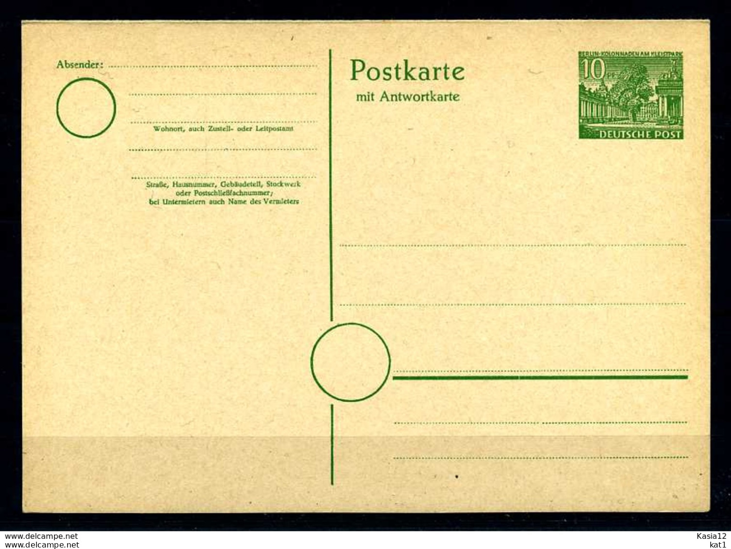 Z23078)Berlin GA P 8 Ungebraucht - Postkaarten - Ongebruikt