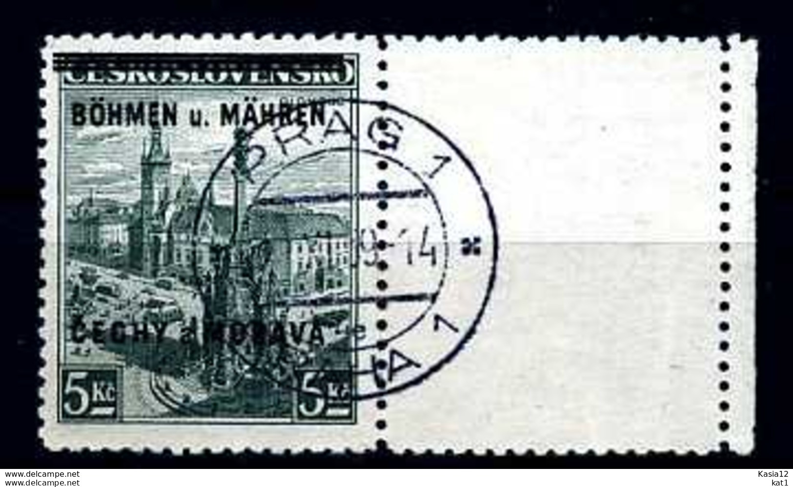 Z34433)B&M 18 Leerfeld Gest., Gepr. Gilbert, Stempel Meines Erachtens Fraglich - Gebraucht