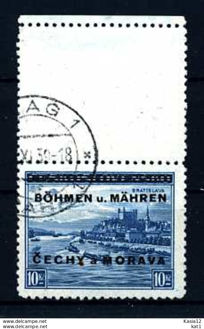 Z34436)B&M 19 Leerfeld Gest., Gepr. Hefer BPP - Used Stamps
