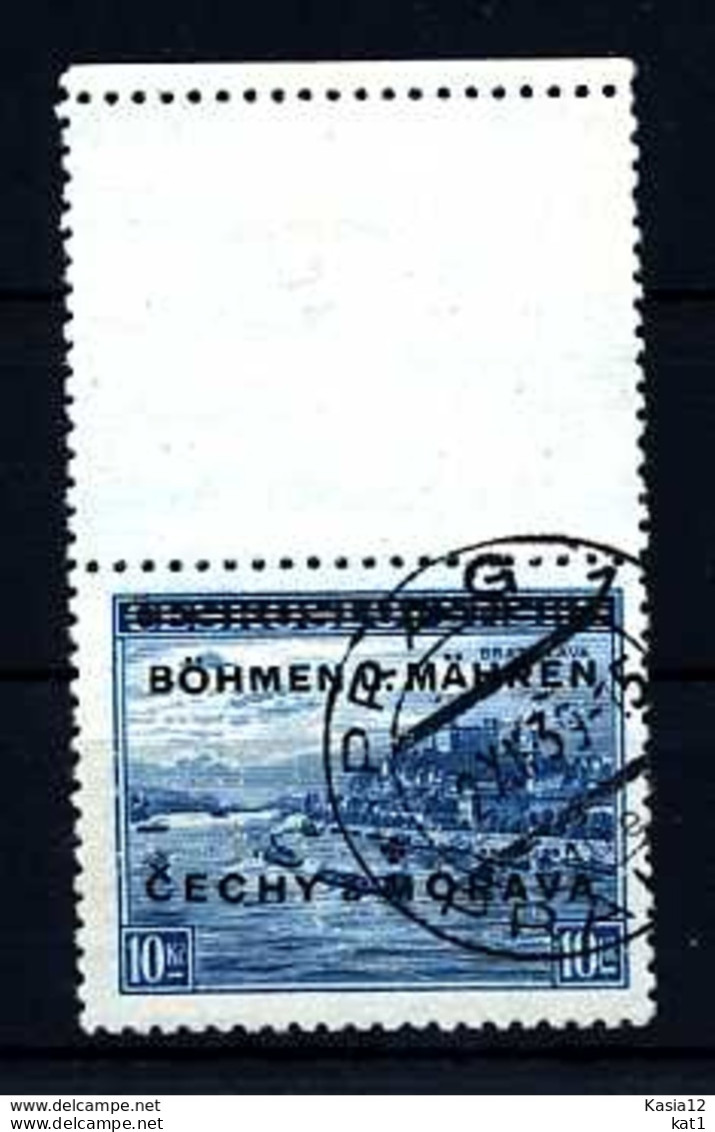 Z34437)B&M 19 Leerfeld Gest., Gepr. Gilbert - Used Stamps