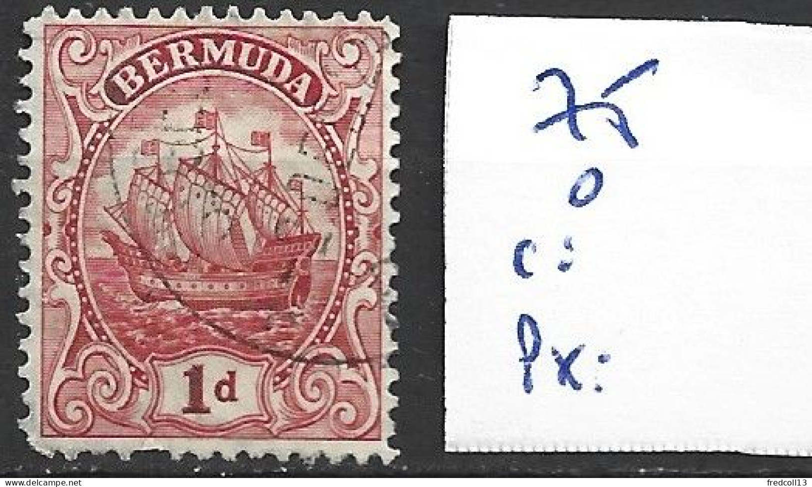 BERMUDES 75 Oblitéré Côte 0.60 € - Bermuda