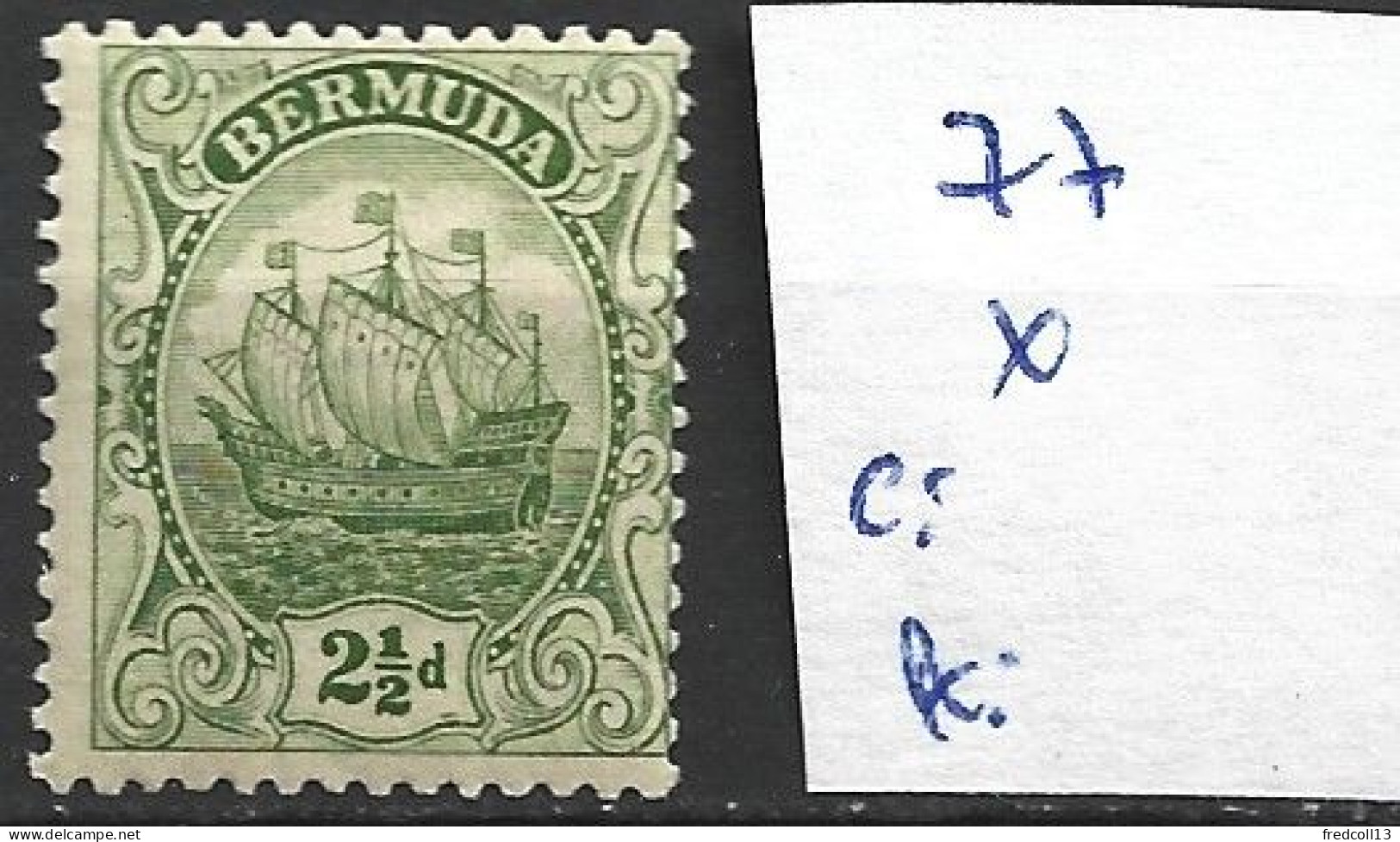 BERMUDES 77 * Côte 3.75 € - Bermuda