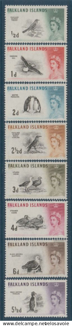 FALKLAND N° 122/136 SERIE ANIMAUX ** - Falkland Islands