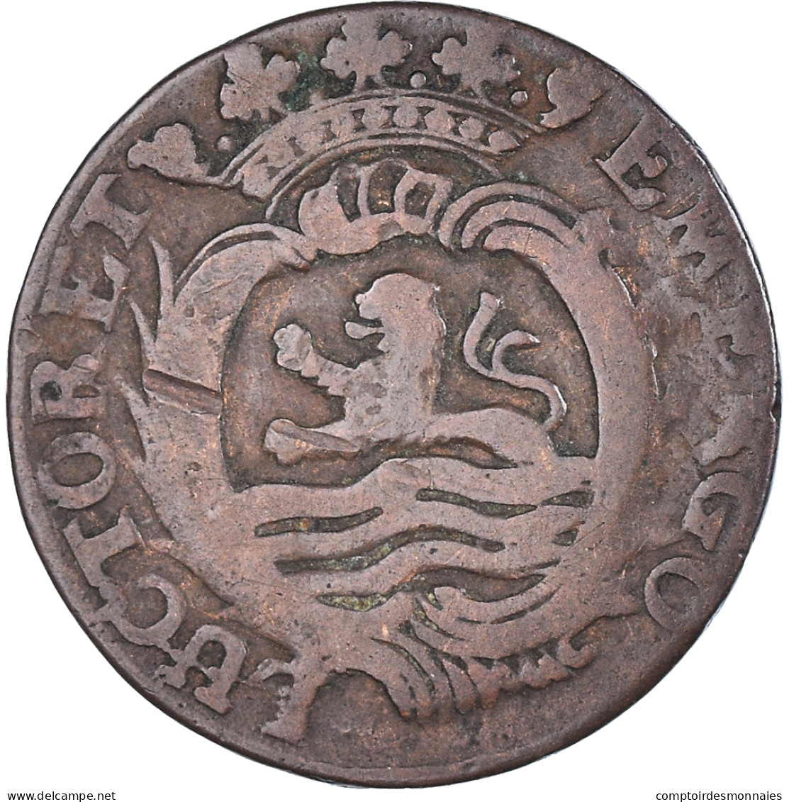 Monnaie, Pays-Bas, ZEELAND, Duit, 1779, Middelbourg, TB+, Cuivre, KM:101.1 - …-1795 : Former Period
