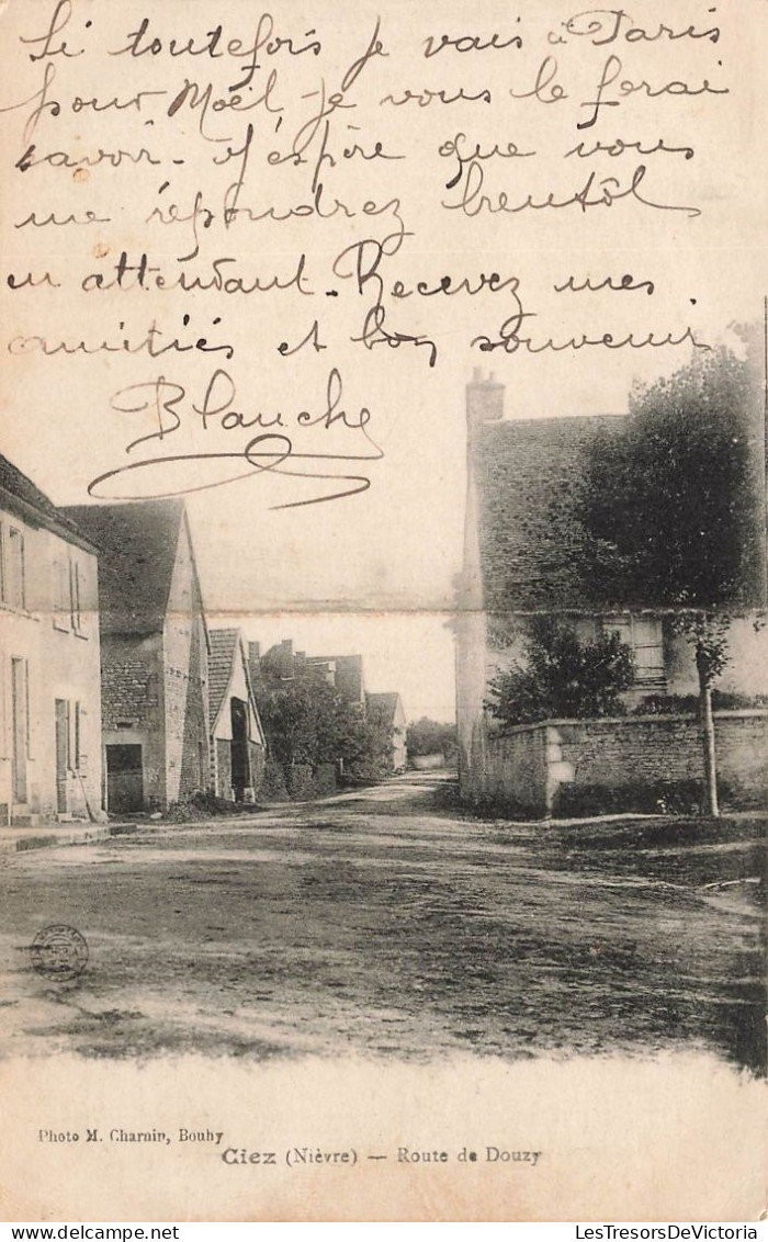 FRANCE - Ciez - Vue Sur La Route E Douzy - Carte Postale Ancienne - Other & Unclassified