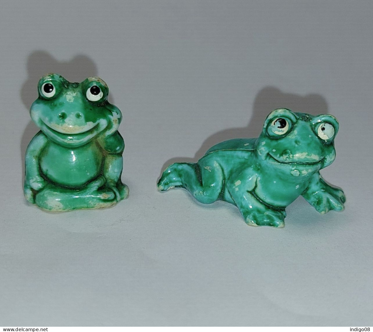 Lot 2 Grenouilles Happy Frogs 100 % Ferrero Original DE 1986 - Monoblocchi