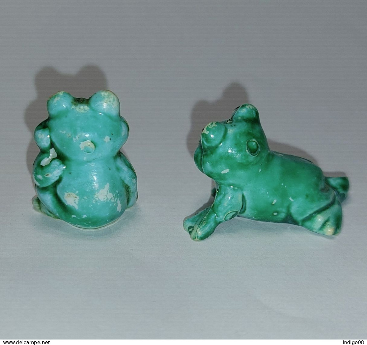 Lot 2 Grenouilles Happy Frogs 100 % Ferrero Original DE 1986 - Monoblocchi