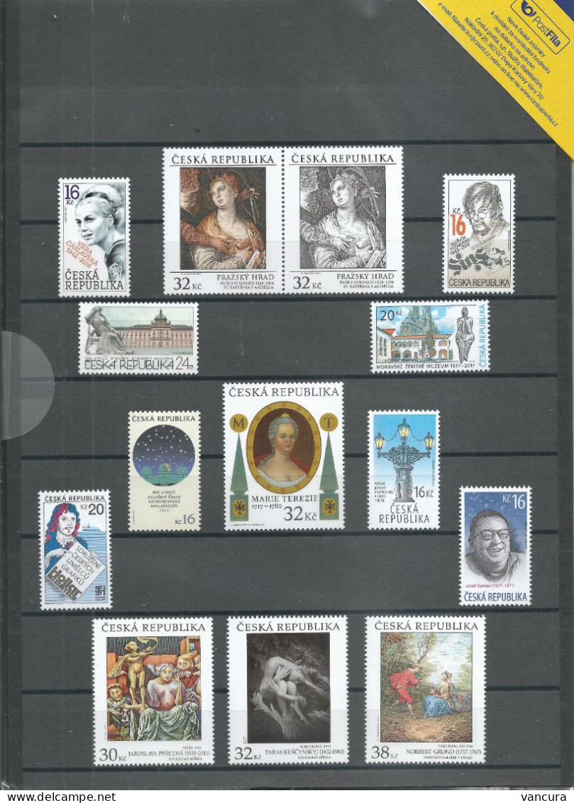 Czech Republic Year Pack 2017 You May Have Also Individual Stamps Or Sheets, Just Let Me Know - Volledig Jaar