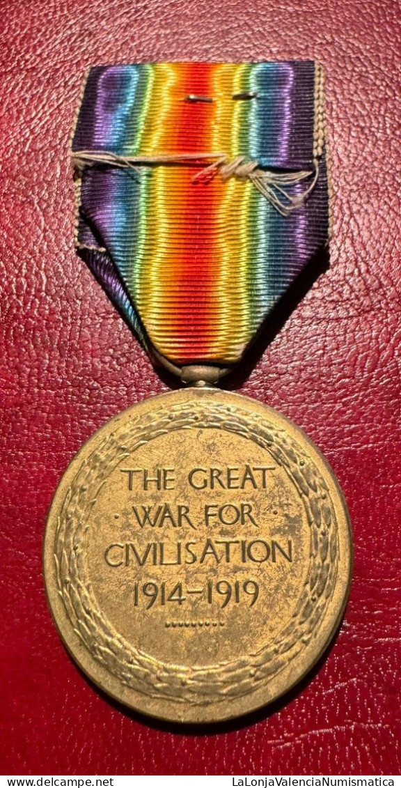 Inglaterra Medalla 1º Guerra Mundial Interaliada 1914-1919 - Altri & Non Classificati