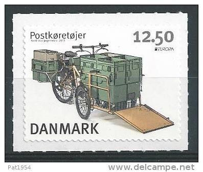 Danemark 2013 N°1710 Europa "véhicules Postaux"' Neuf - Ungebraucht