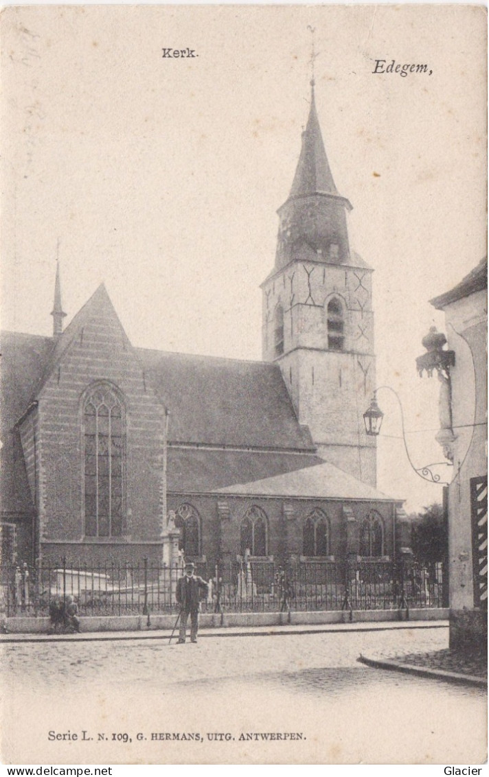 Edeghem - Kerk - N. 109 G. Hermans Antwerpen - Edegem