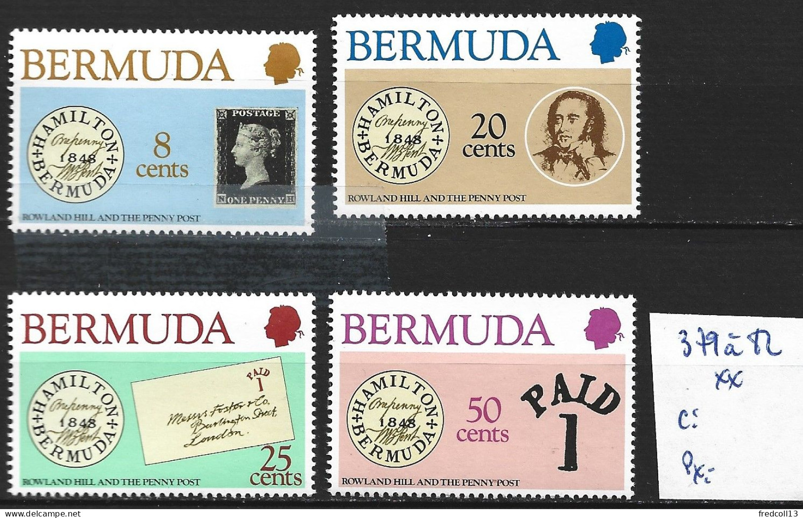 BERMUDES 379 à 82 ** Côte 3 € - Bermuda