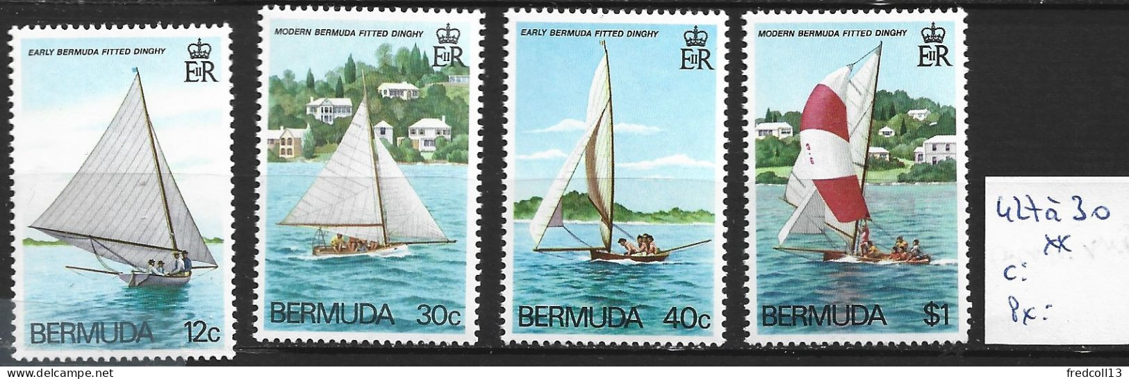 BERMUDES 427 à 30 ** Côte 6.50 € - Bermuda