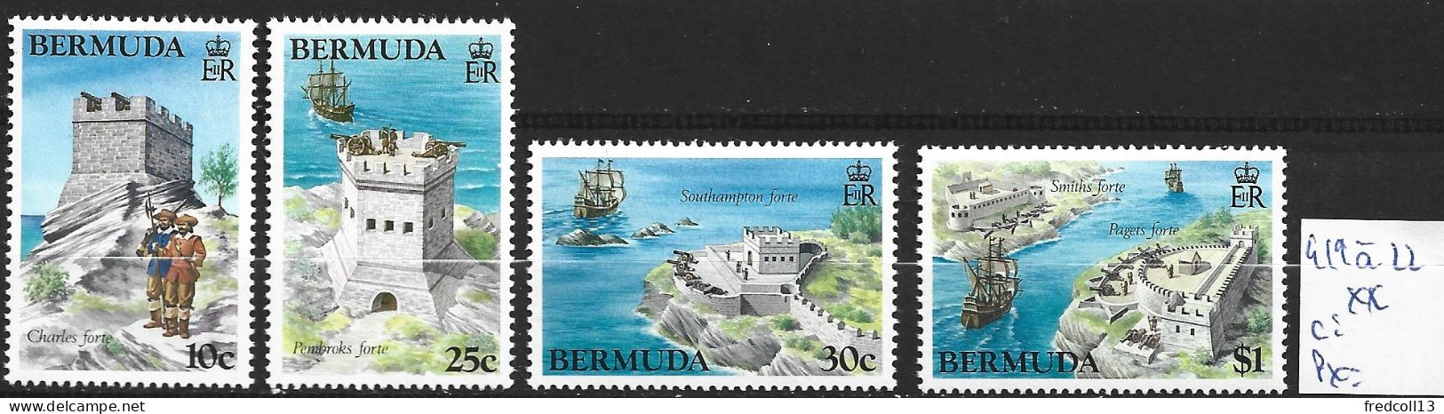 BERMUDES 419 à 22 ** Côte 5.50 € - Bermuda