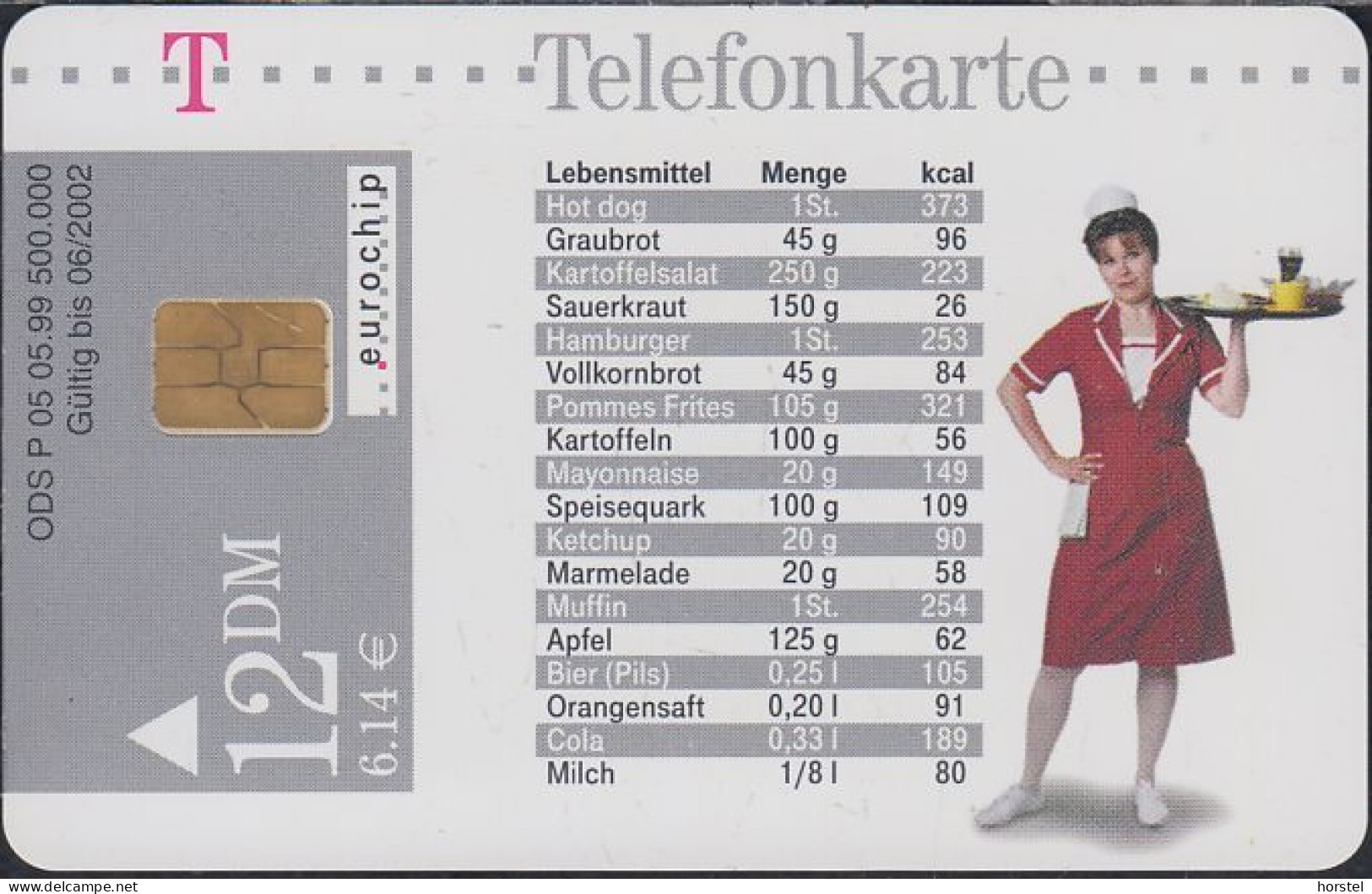 Germany P05/99 Diner - Speisekarte - Girl - DD:2905 Modul 33F - P & PD-Series: Schalterkarten Der Dt. Telekom