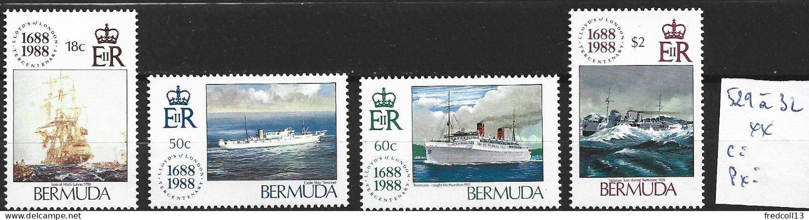 BERMUDES 529 à 32 ** Côte 10 € - Bermuda