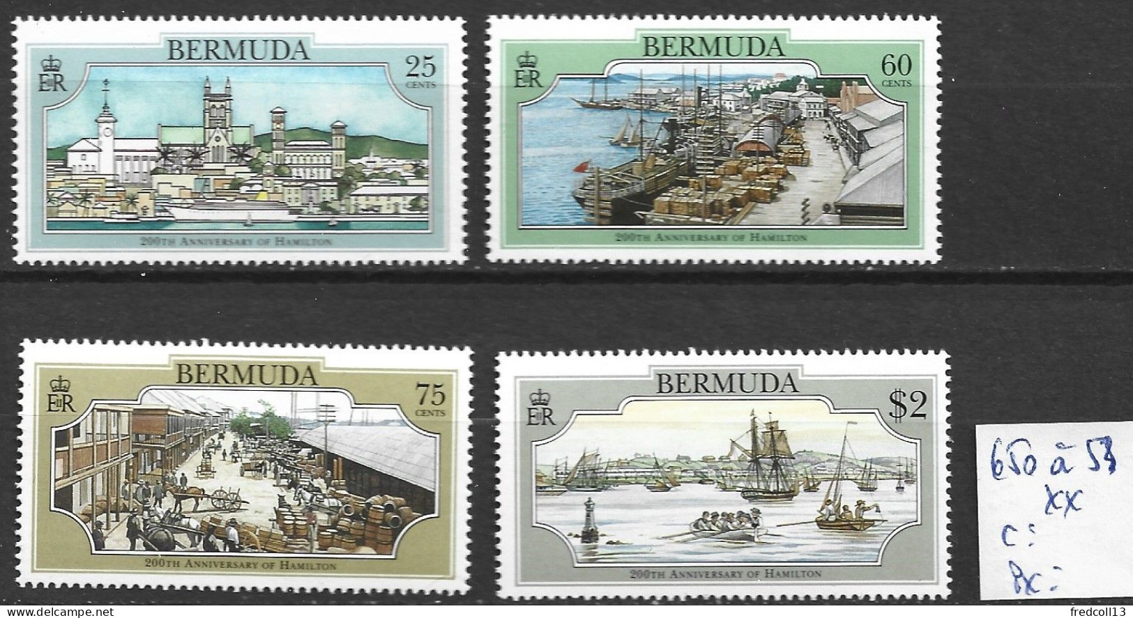 BERMUDES 650 à 53 ** Côte 12.50 € - Bermuda