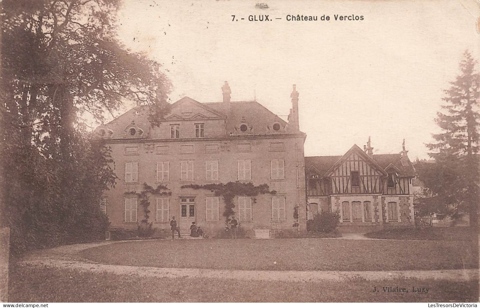 FRANCE - Glux - Vue Générale Du Château De Verclos - Carte Postale Ancienne - Other & Unclassified