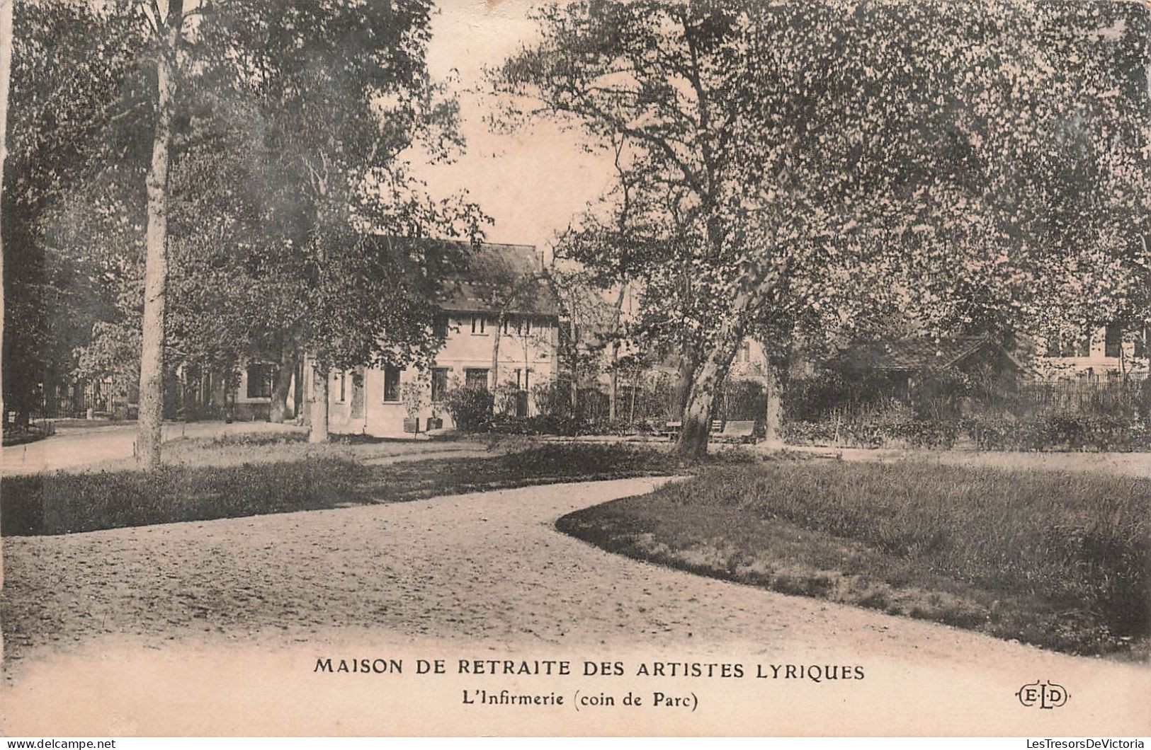 SANTE - Maison De Retraite Des Artistes Lyriques - Vue Sur L'infirmerie Du Coin Du Parc - Carte Postale Ancienne - Salud