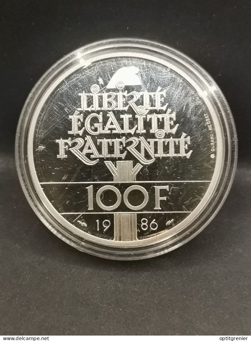 100 FRANCS ARGENT BE 1986 LIBERTE FRANCE / PROOF SILVER - 100 Francs