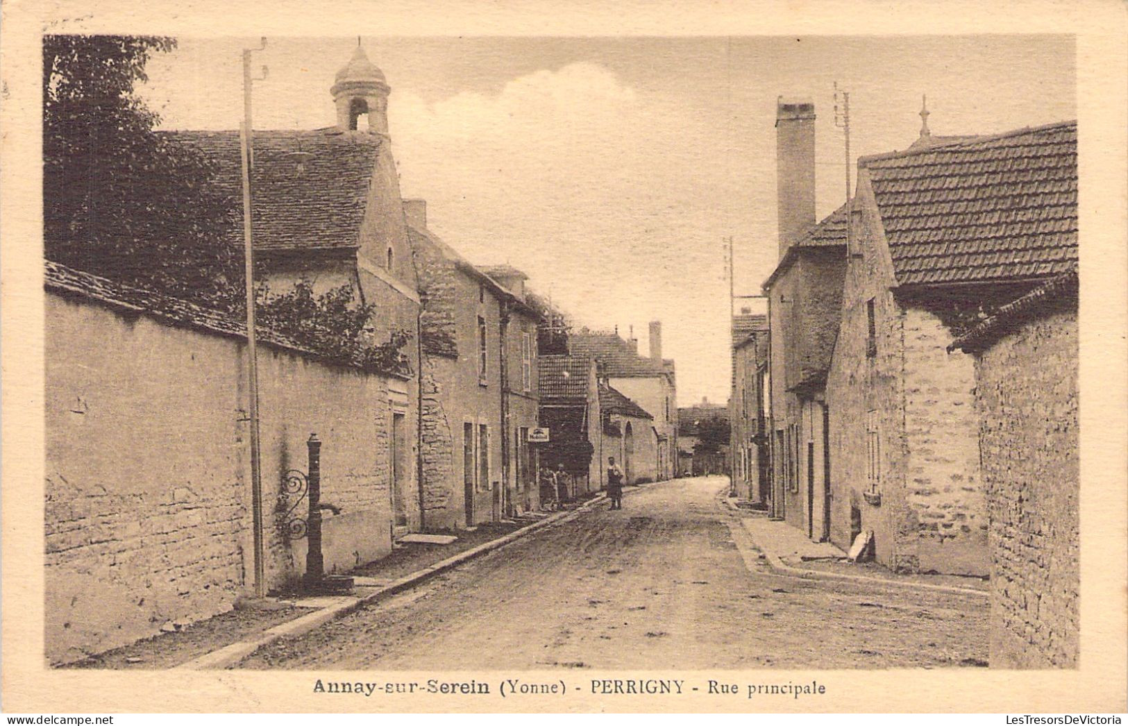 FRANCE - Annay Sur Serein - Perrigny - Rue Principale - Carte Postale Ancienne - Autres & Non Classés