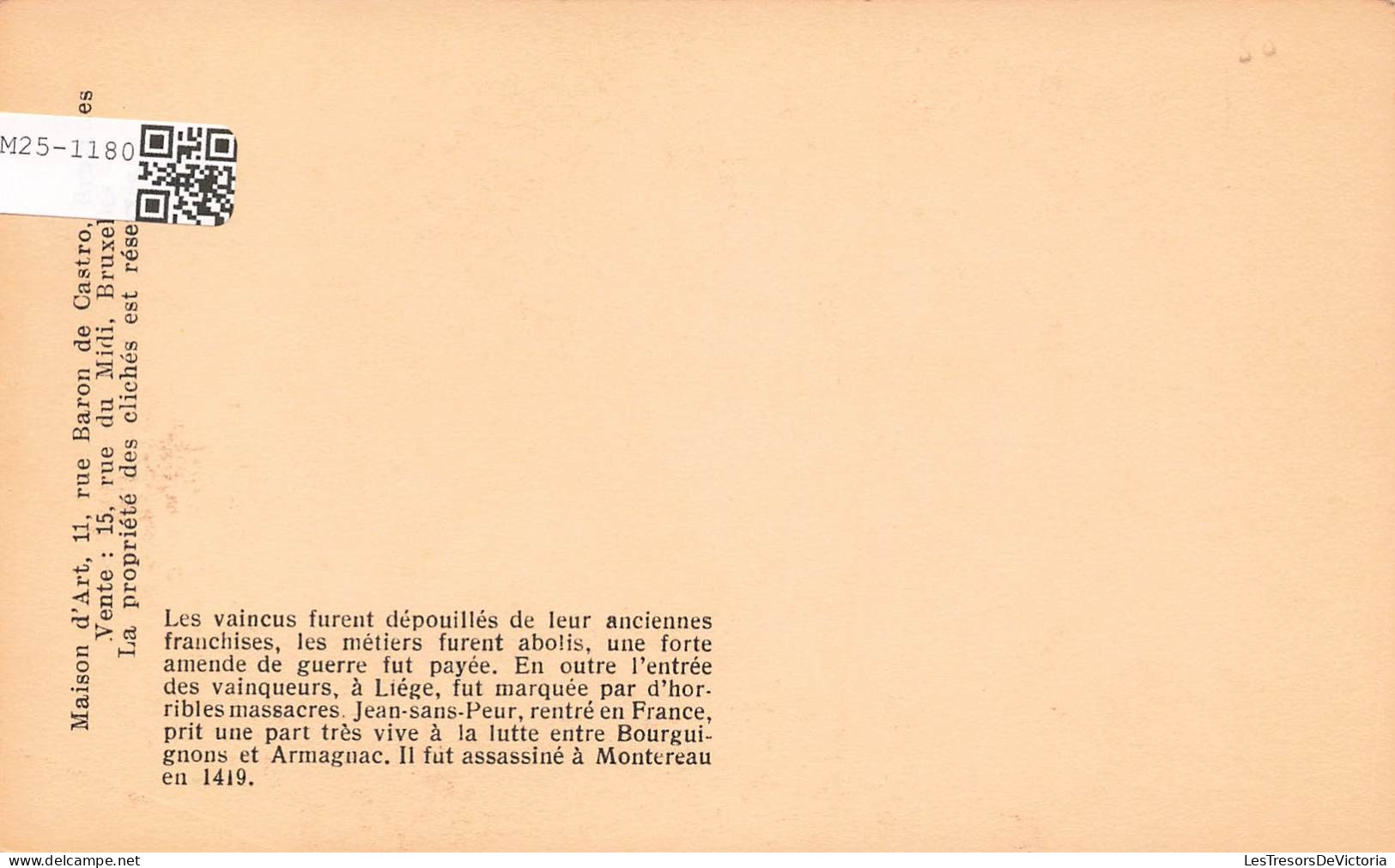 PEINTURES & TABLEAUX - Jean-Sans-Peur - Duc De Bourgogne - Carte Postale Ancienne - Malerei & Gemälde
