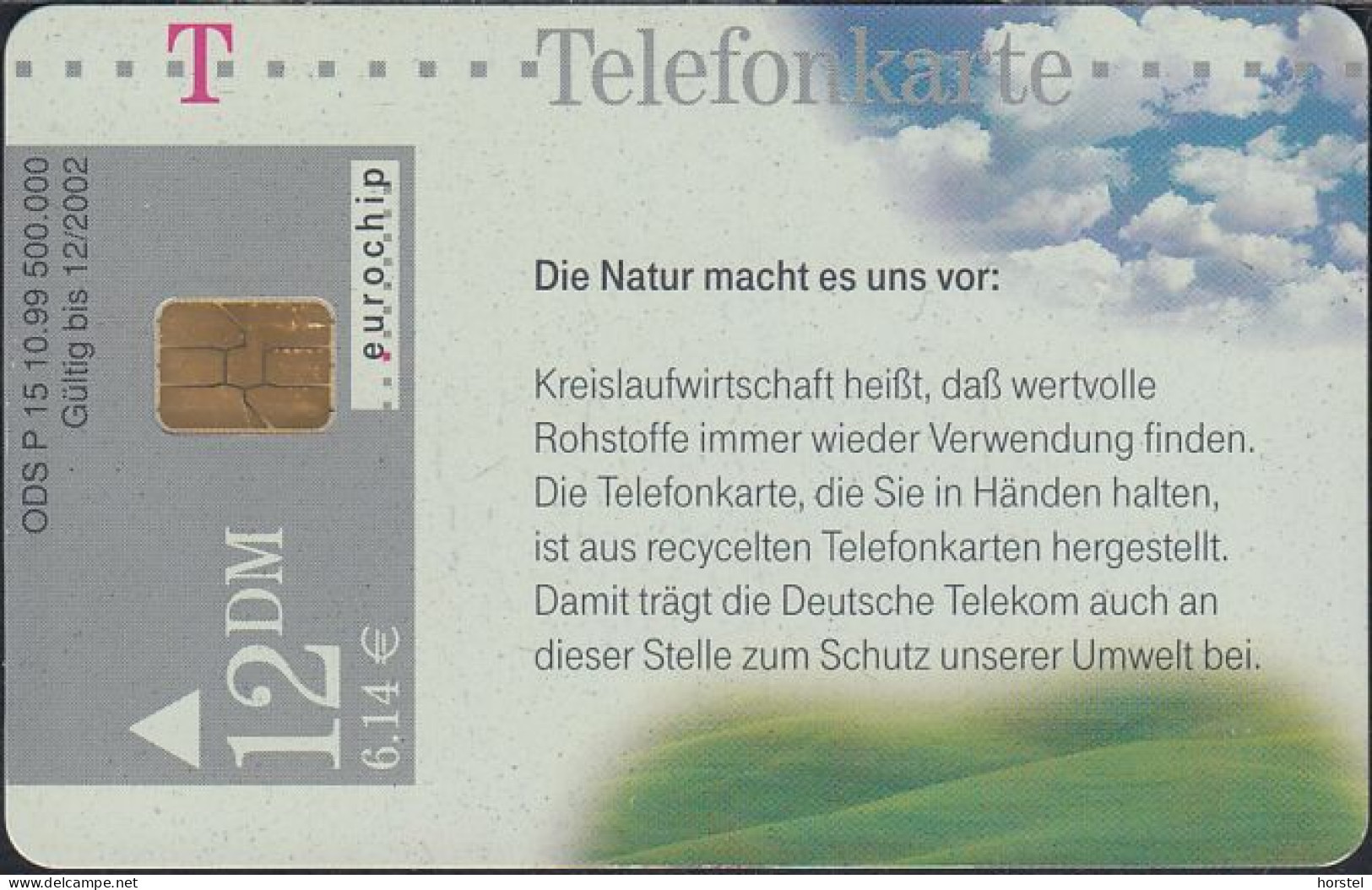 Germany P15/99  Landschaft - Die Natur  DD:2910 Modul 33F - P & PD-Series: Schalterkarten Der Dt. Telekom