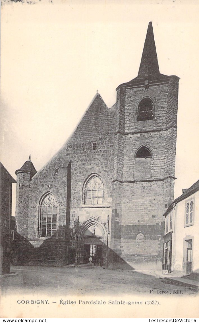 FRANCE - Corbigny - Eglise Paroissiale Sainte Seine - Carte Postale Ancienne - Sonstige & Ohne Zuordnung