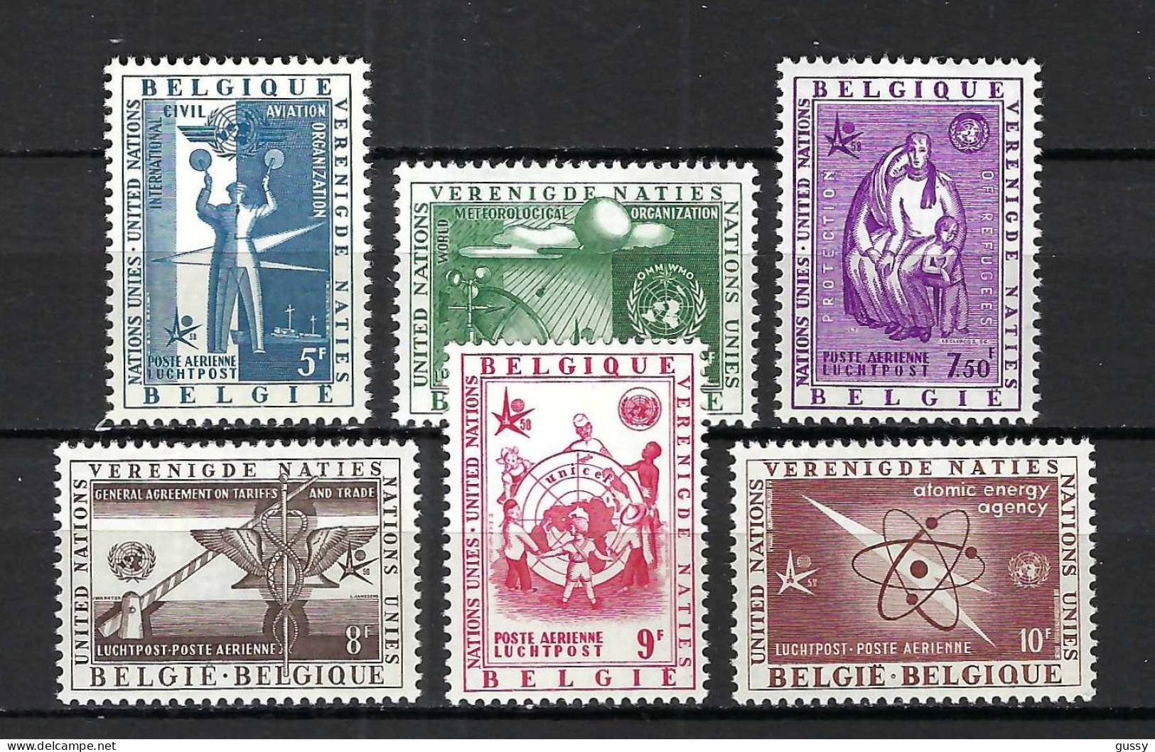 BELGIQUE P.A. Ca.1941: Les ZNr. 1189-1194 Neufs** - Nuevos