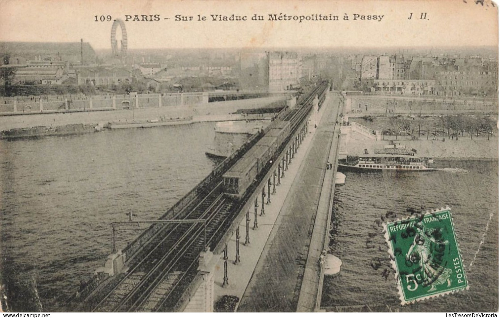 FRANCE - Paris - Sur Le Viaduc Du Métropolitain à Passy - Carte Postale Ancienne - Ponts