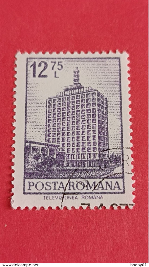 ROUMANIE - ROMANIA - Posta Romana - Timbre 1972 : Monuments Et Bâtiments - Maison De La Télévision à Bucarest - Gebruikt