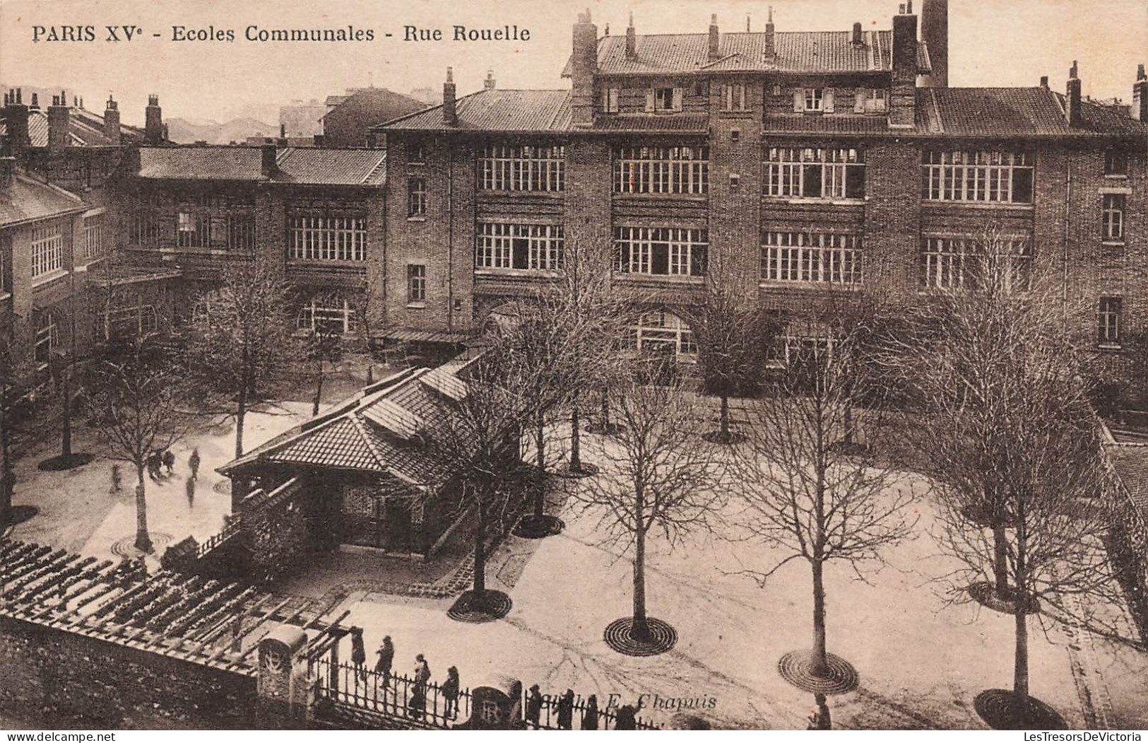 FRANCE - Paris - Ecoles Communales - Rue Rouelle - Carte Postale Ancienne - Onderwijs, Scholen En Universiteiten