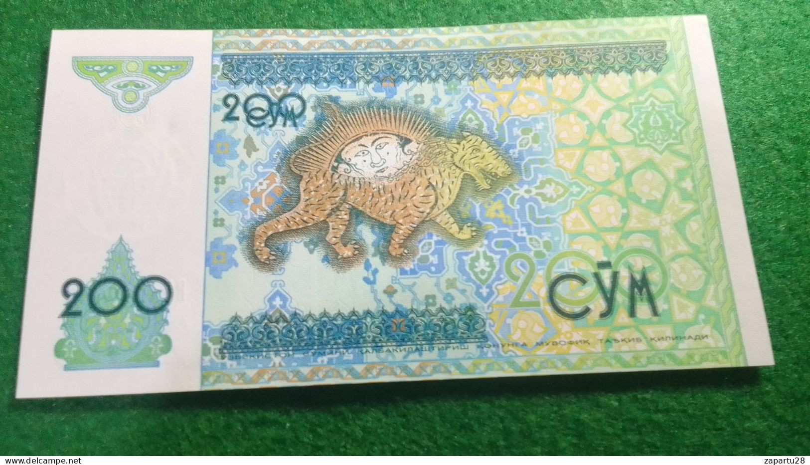 ÖZBEKİSTAN--   200    SOM        UNC - Usbekistan