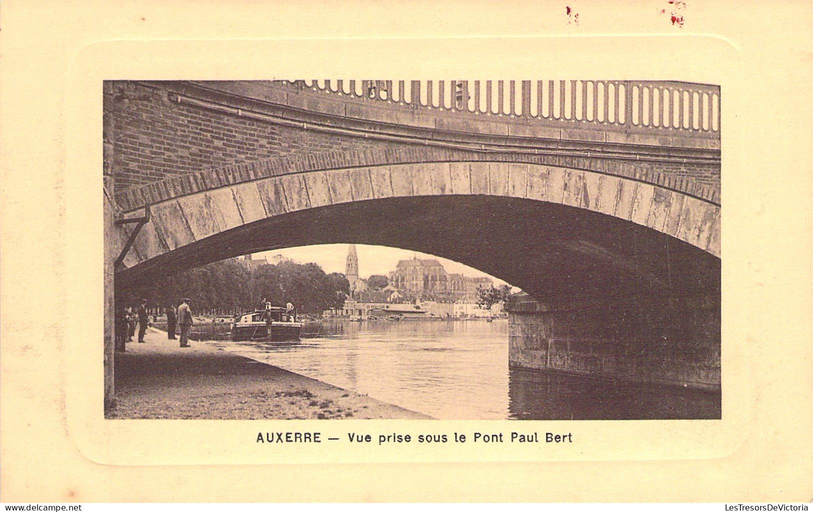 FRANCE - Auxerre - Vue Prise Sous Le Pont Paul Bert - Carte Postale Ancienne - Auxerre