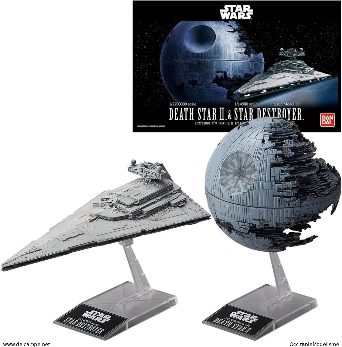 Bandai / Revell - STAR WARS Death Star II + Destroyer Maquette Kit Plastique Réf. 01207 Neuf NBO - Raumfahrt & Science Fiction