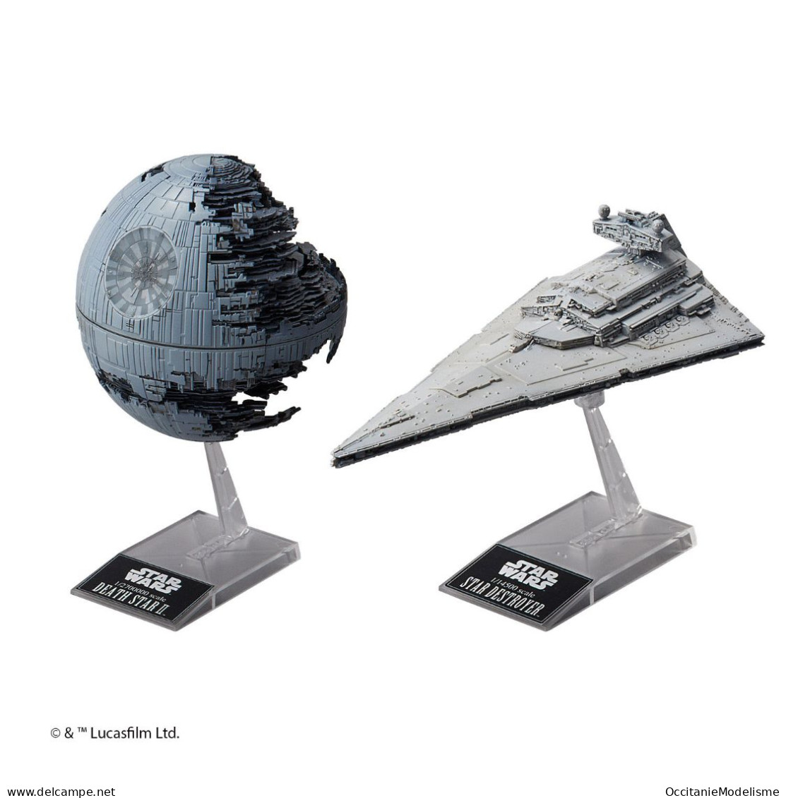 Bandai / Revell - STAR WARS Death Star II + Destroyer Maquette Kit Plastique Réf. 01207 Neuf NBO - SF & Robots