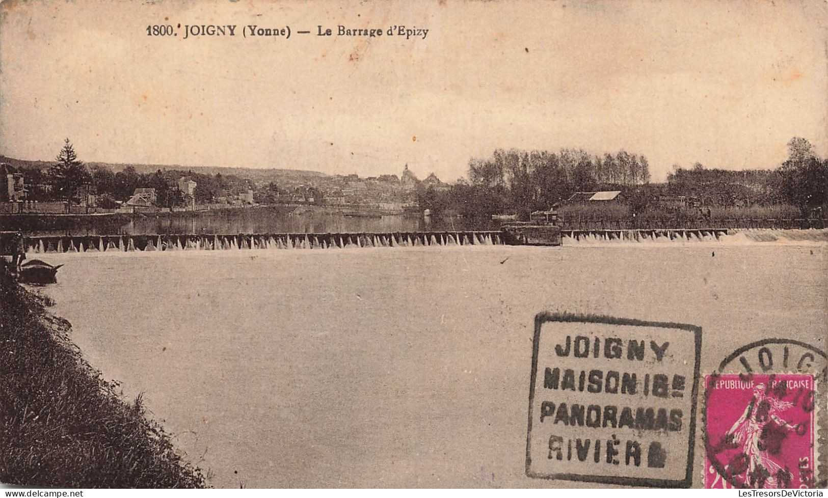 FRANCE - Joigny - Vue Sur Le Barrage D'Epizy - Carte Postale Ancienne - Joigny