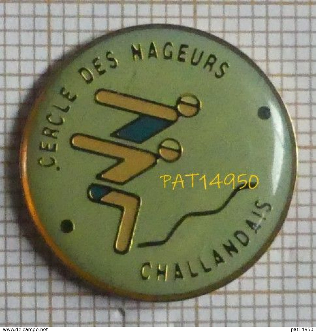 PAT14950 NATATION CERCLE Des NAGEURS CHALLANDAIS  à  CHALLANS En Vendée Dpt 85 En Version EPOXY - Natation