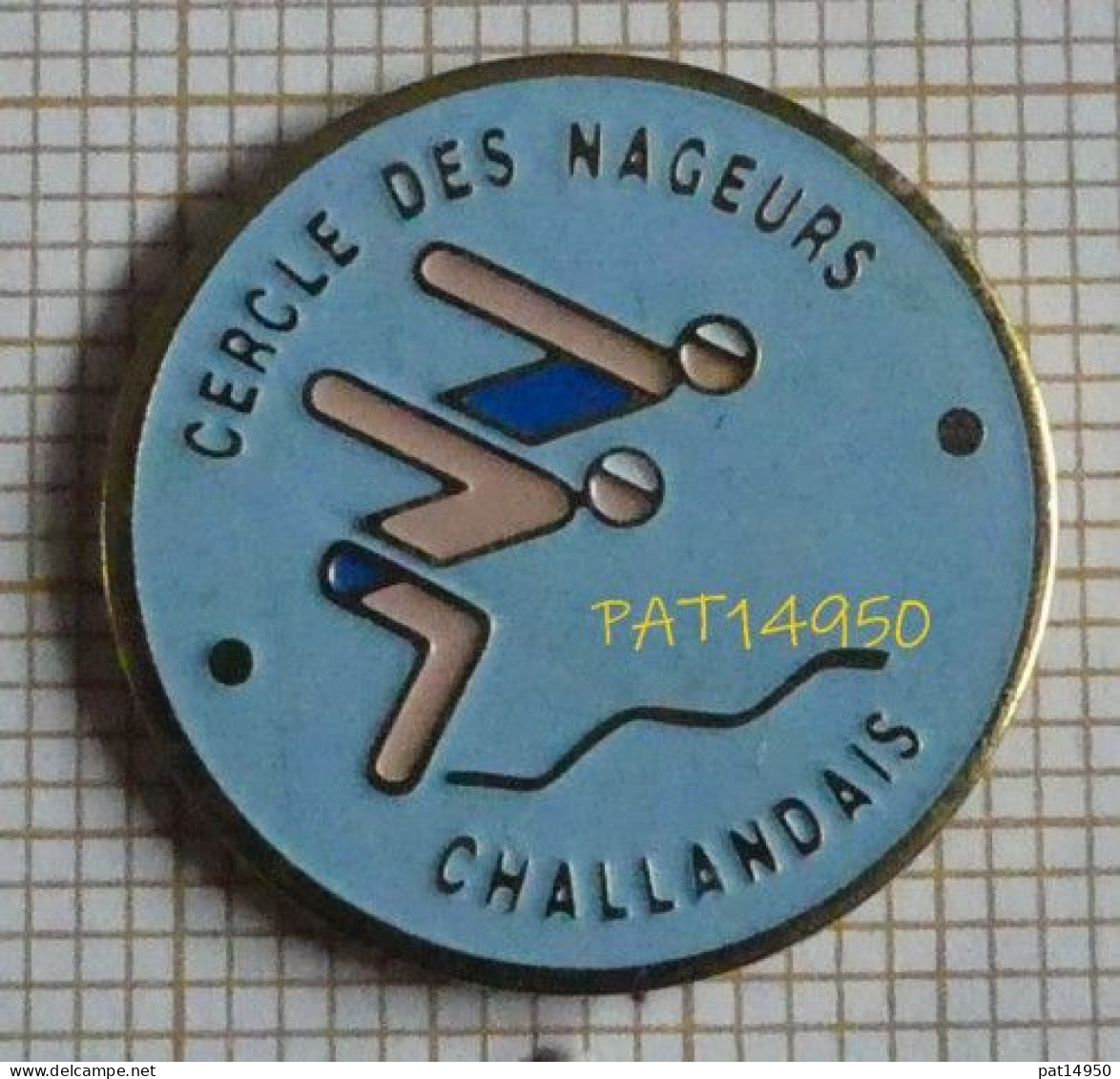 PAT14950 NATATION CERCLE Des NAGEURS CHALLANDAIS  à  CHALLANS En Vendée Dpt 85 En Version EàF - Natation