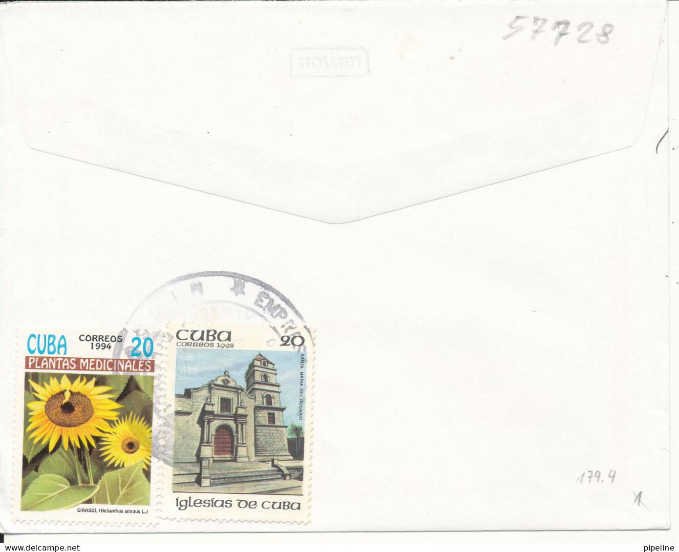 Cuba Registered Cover Sent To Germany With More Topic Stamps On Front And Backside Of The Cover - Storia Postale