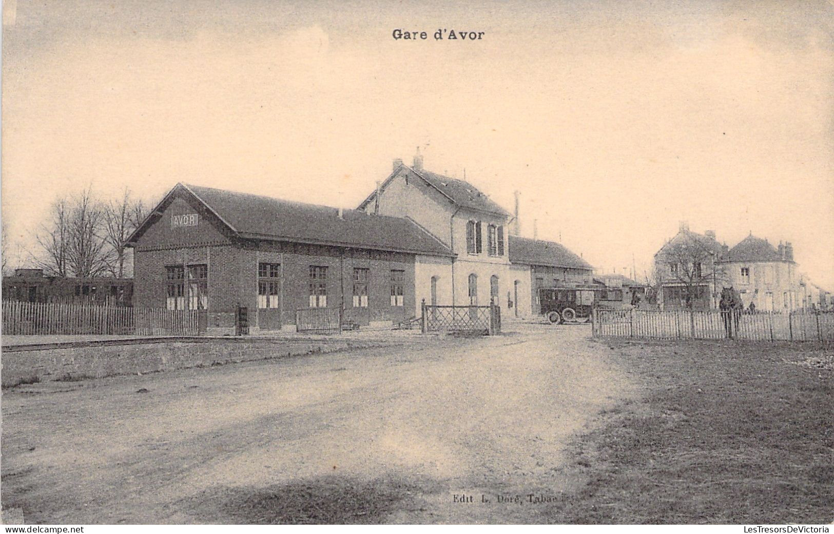 FRANCE - Gare D'avor - Carte Postale Ancienne - Avord