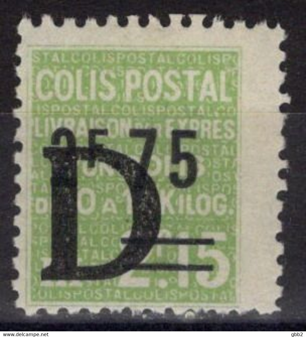 COLIS POSTAUX N° 143 Neuf* Avec Charnière Légère. Bas Prix, à Saisir. - Neufs