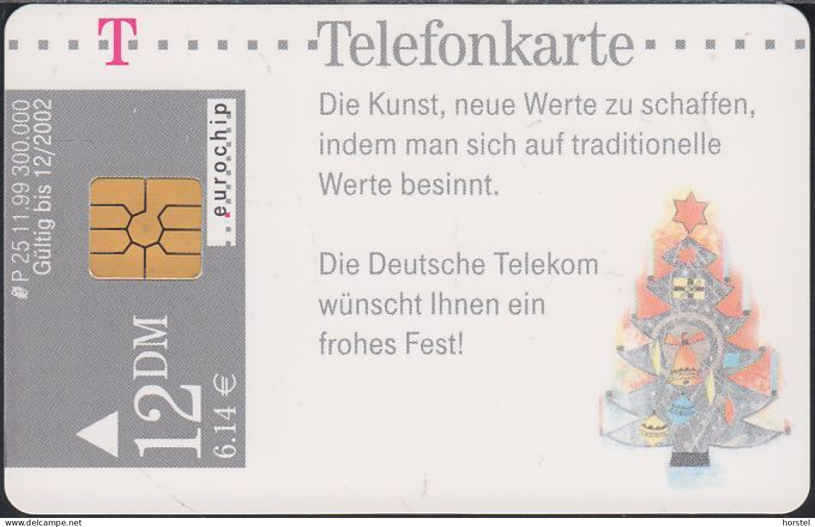 Germany P25/99  Joan Sofron - Kunst - Weihnachten 2  DD:3911 Modul 20 - P & PD-Series: Schalterkarten Der Dt. Telekom